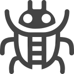 Bug O SVG Icon